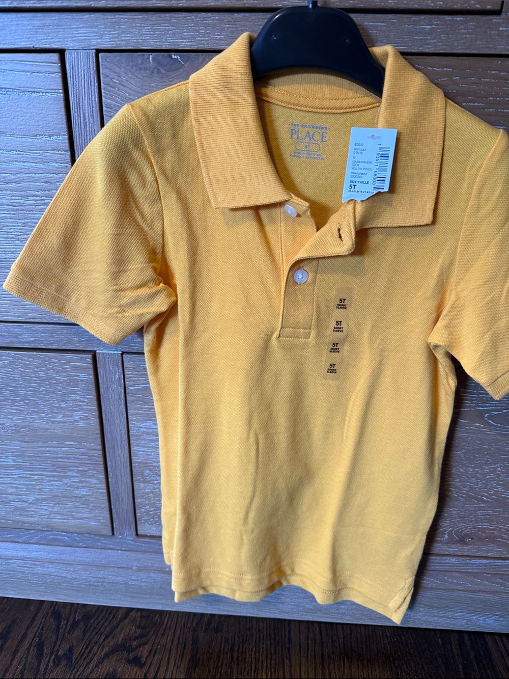 The Children's Place Yellow Pique Polo Shirt
